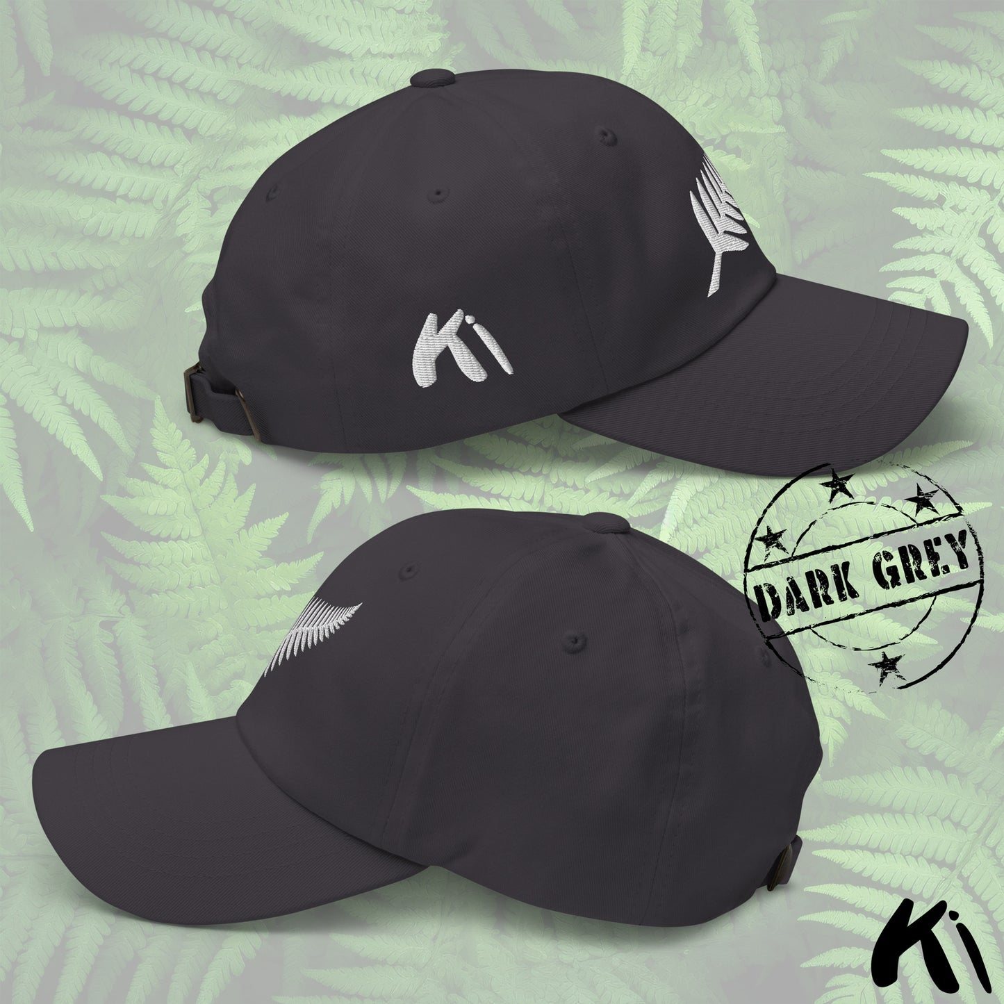 SILVER FERN Embroidered Dad Hat