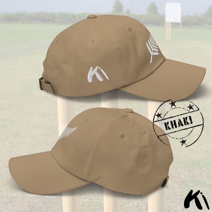 SILVER FERN Retro Embroidered Cricket Dad Hat