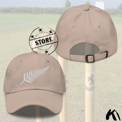SILVER FERN Retro Embroidered Cricket Dad Hat