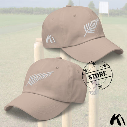 SILVER FERN Retro Embroidered Cricket Dad Hat