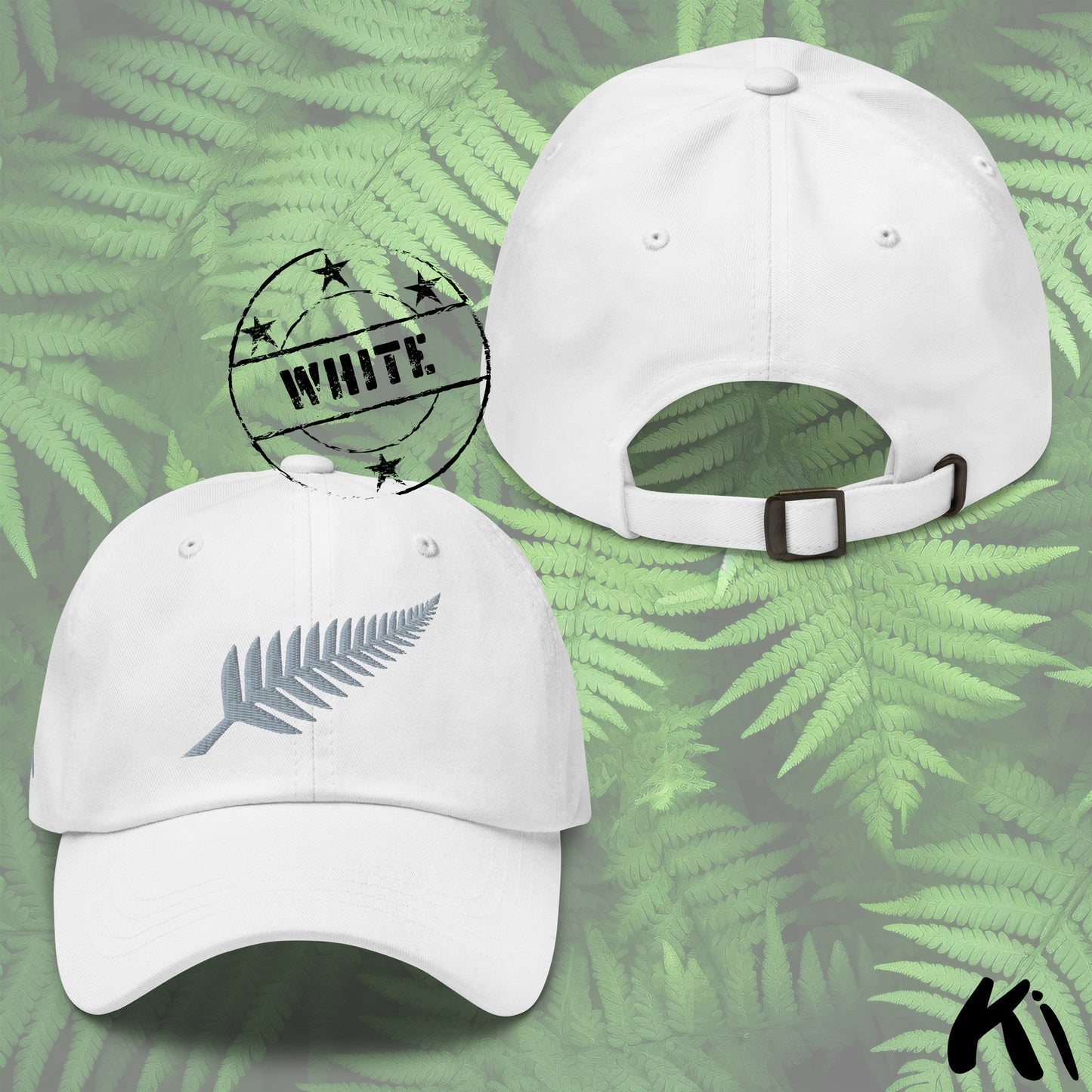 SILVER FERN Embroidered Cap