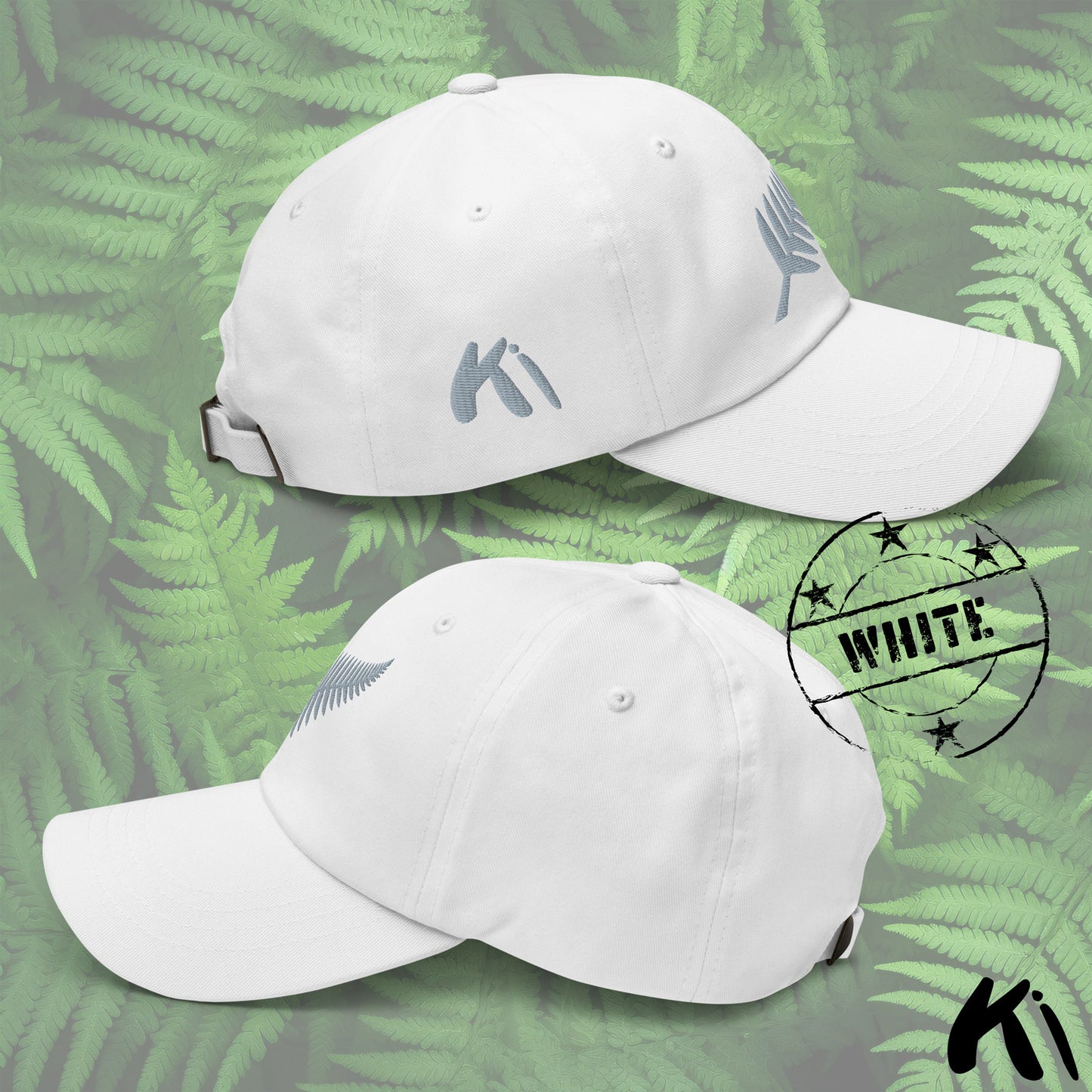 SILVER FERN Embroidered Cap