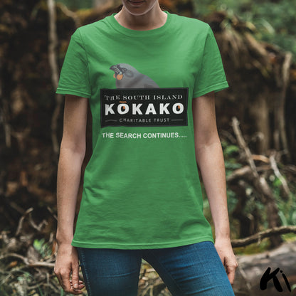 SOUTH ISLAND KŌKAKO Charitable Trust Official Fundraising Shirt - Dark Colours