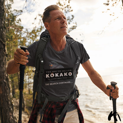 SOUTH ISLAND KŌKAKO Charitable Trust Official Fundraising Shirt - Dark Colours