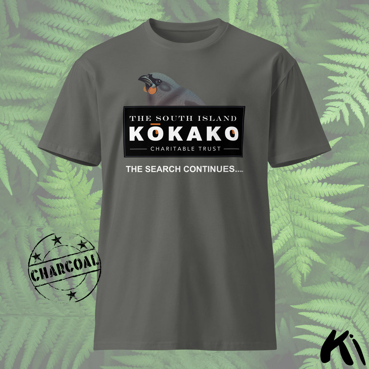 SOUTH ISLAND KŌKAKO Charitable Trust MID-WEIGHT Shirt - Dark Colours
