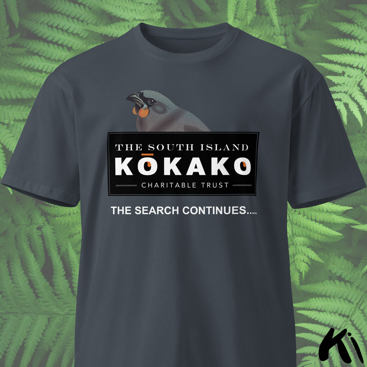 SOUTH ISLAND KŌKAKO Charitable Trust MID-WEIGHT Shirt - Dark Colours