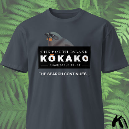 SOUTH ISLAND KŌKAKO Charitable Trust MID-WEIGHT Shirt - Dark Colours