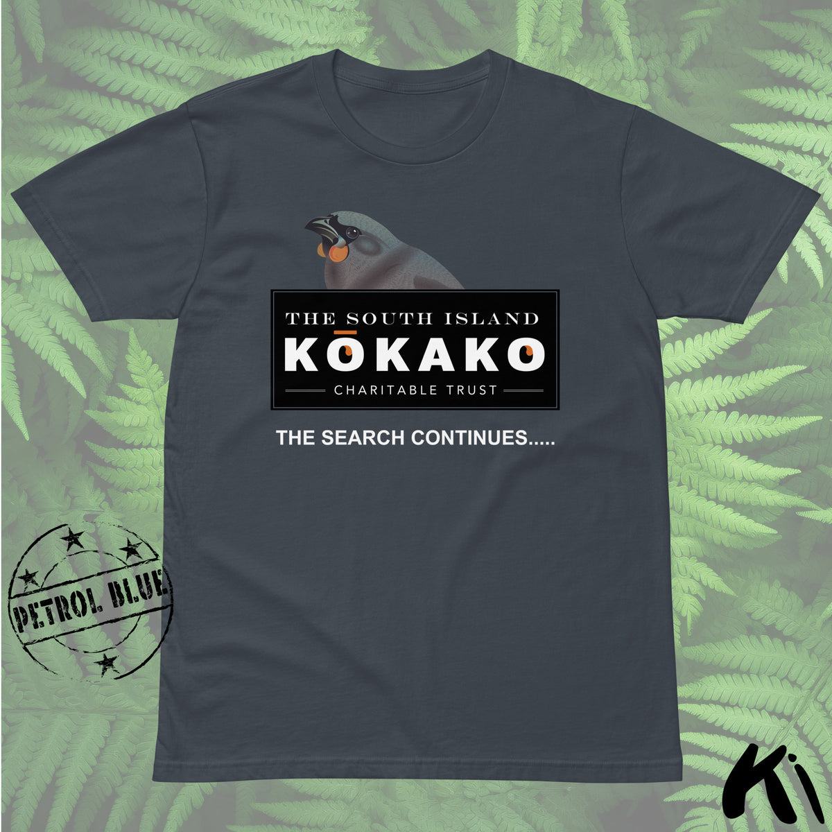 SOUTH ISLAND KŌKAKO Charitable Trust MID-WEIGHT Shirt - Dark Colours