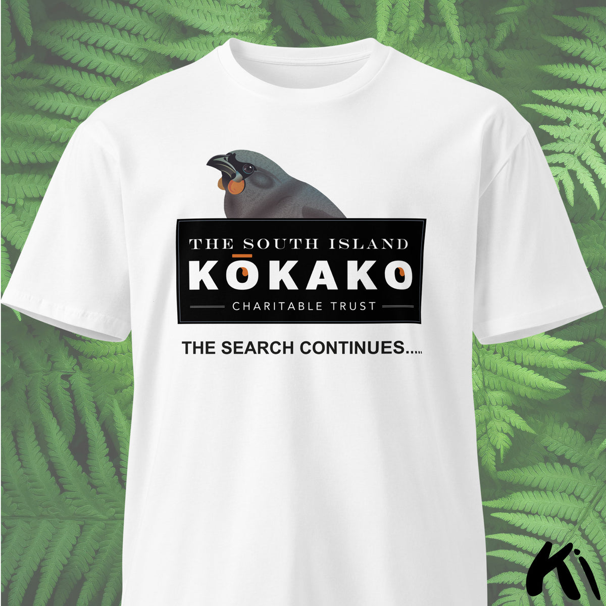 SOUTH ISLAND KŌKAKO Charitable Trust MID-WEIGHT Shirt - Light Colours