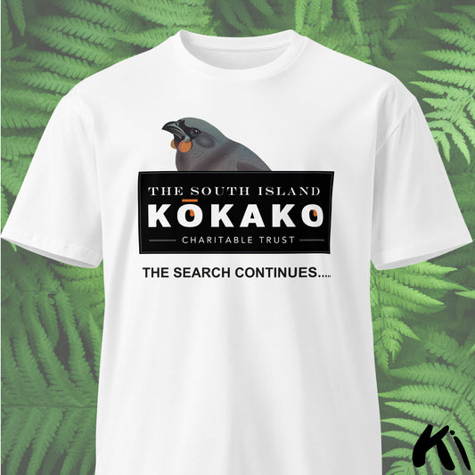 SOUTH ISLAND KŌKAKO Charitable Trust MID-WEIGHT Shirt - Light Colours