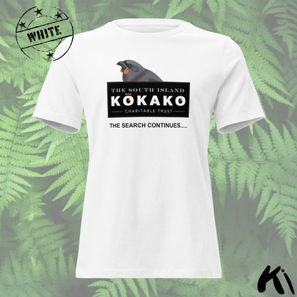 SOUTH ISLAND KŌKAKO Charitable Trust Women's Relaxed T-Shirt- Light Colours