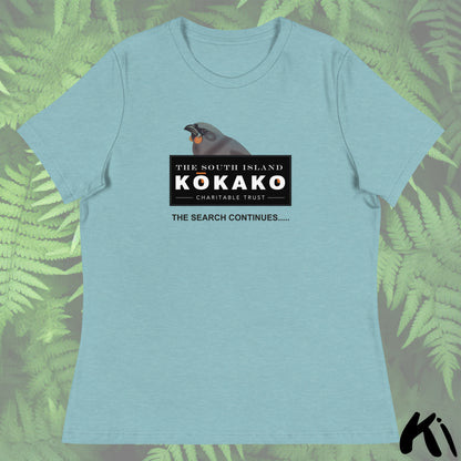 SOUTH ISLAND KŌKAKO Charitable Trust Women's Relaxed T-Shirt- Light Colours