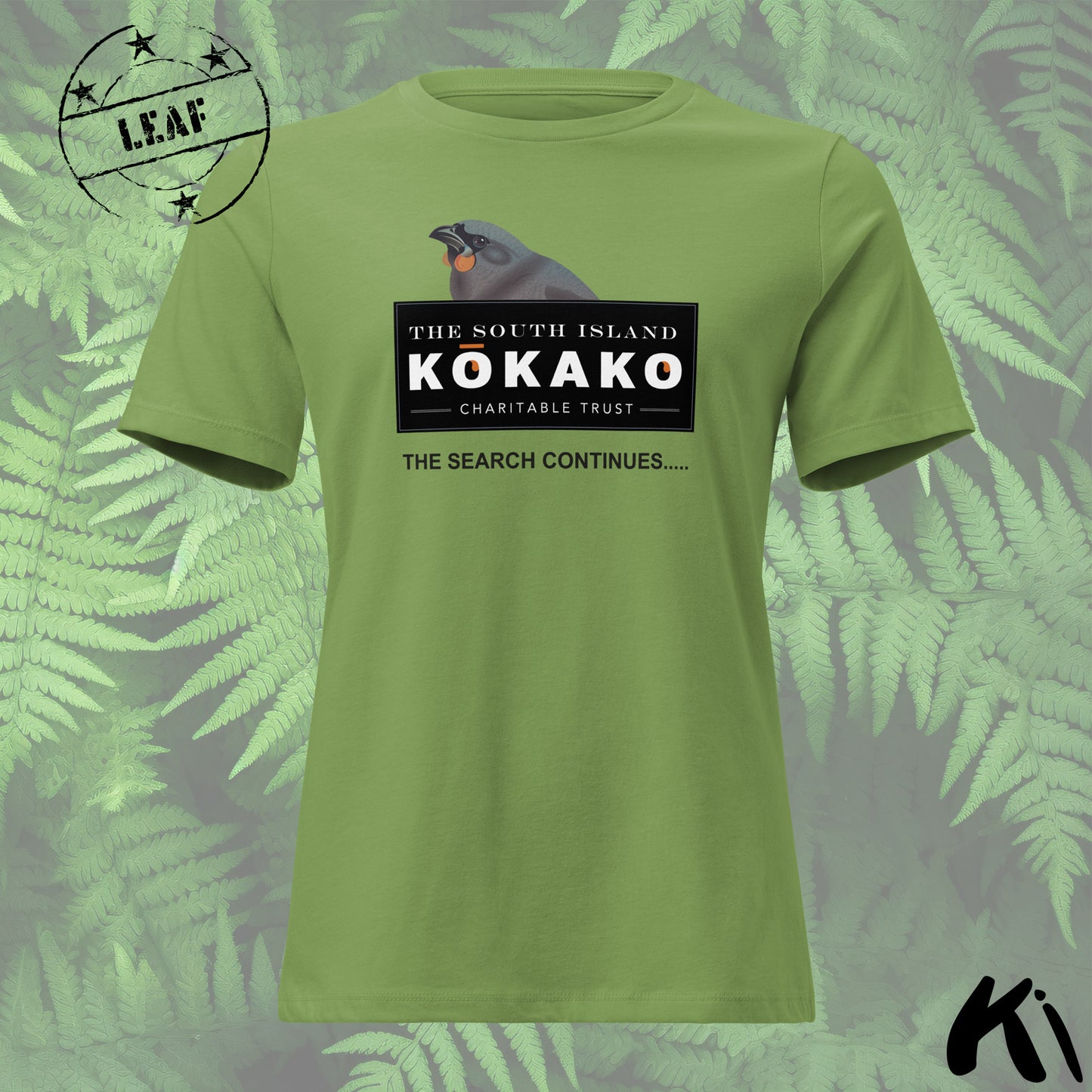 SOUTH ISLAND KŌKAKO Charitable Trust Women's Relaxed T-Shirt- Light Colours