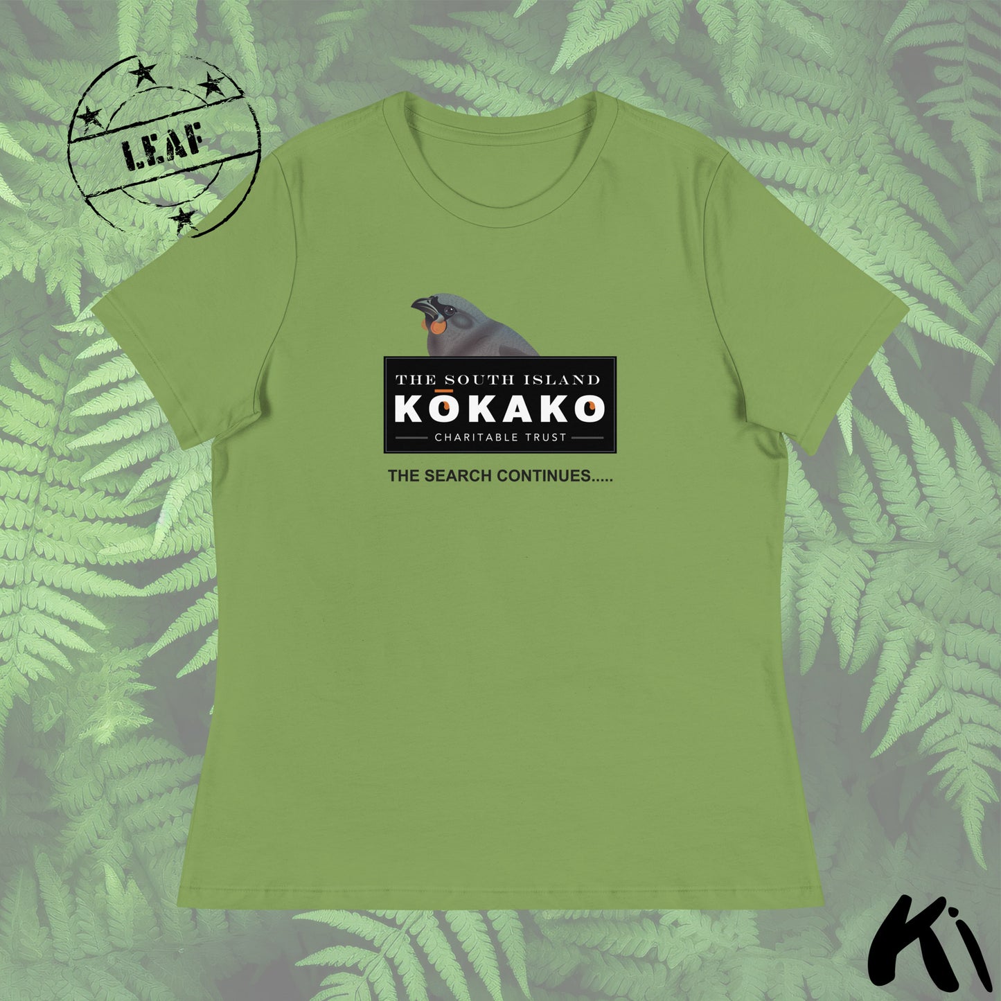 SOUTH ISLAND KŌKAKO Charitable Trust Women's Relaxed T-Shirt- Light Colours