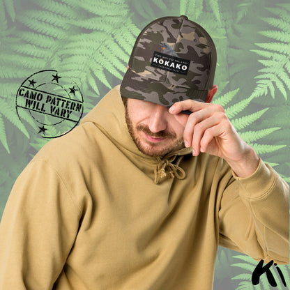 SOUTH ISLAND KŌKAKO Charitable Trust Camouflage Trucker Hat