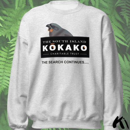 SOUTH ISLAND KŌKAKO Charitable Trust Sweatshirt - Official Fundraiser, Lighter Colours