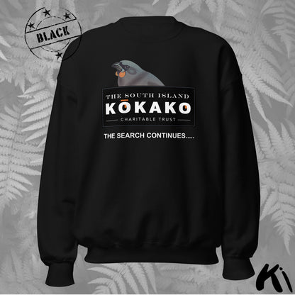 SOUTH ISLAND KŌKAKO Charitable Trust Sweatshirt - Official Fundraiser, Dark Colours