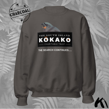 SOUTH ISLAND KŌKAKO Charitable Trust Sweatshirt - Official Fundraiser, Dark Colours