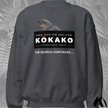 SOUTH ISLAND KŌKAKO Charitable Trust Sweatshirt - Official Fundraiser, Dark Colours