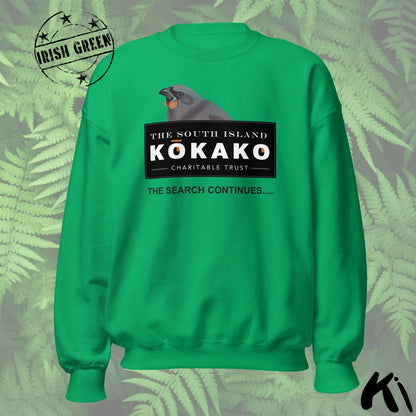 SOUTH ISLAND KŌKAKO Charitable Trust Sweatshirt - Official Fundraiser, Lighter Colours
