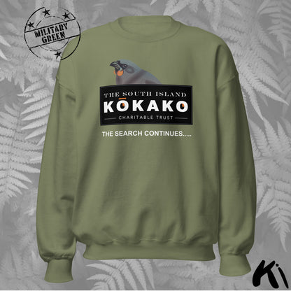 SOUTH ISLAND KŌKAKO Charitable Trust Sweatshirt - Official Fundraiser, Dark Colours