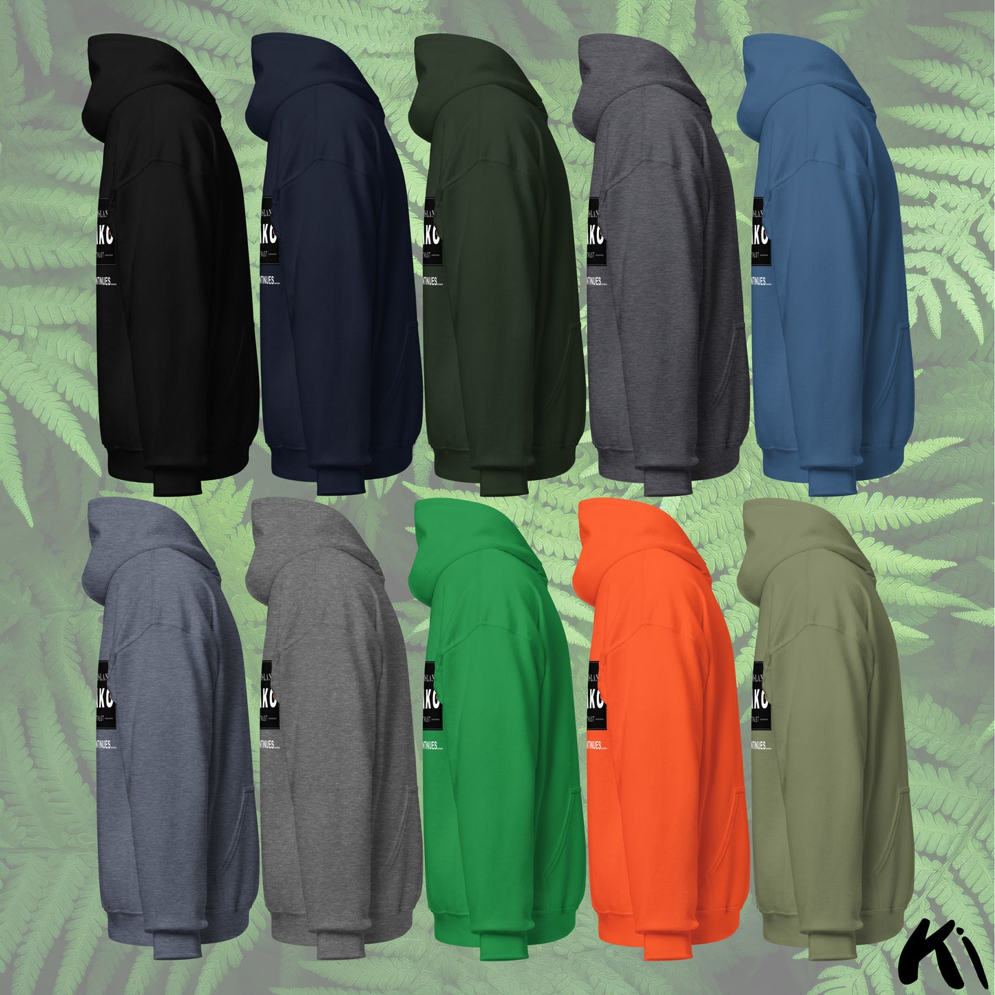 SOUTH ISLAND KŌKAKO Charitable Trust Unisex Hoodie FRONT & BACK Print