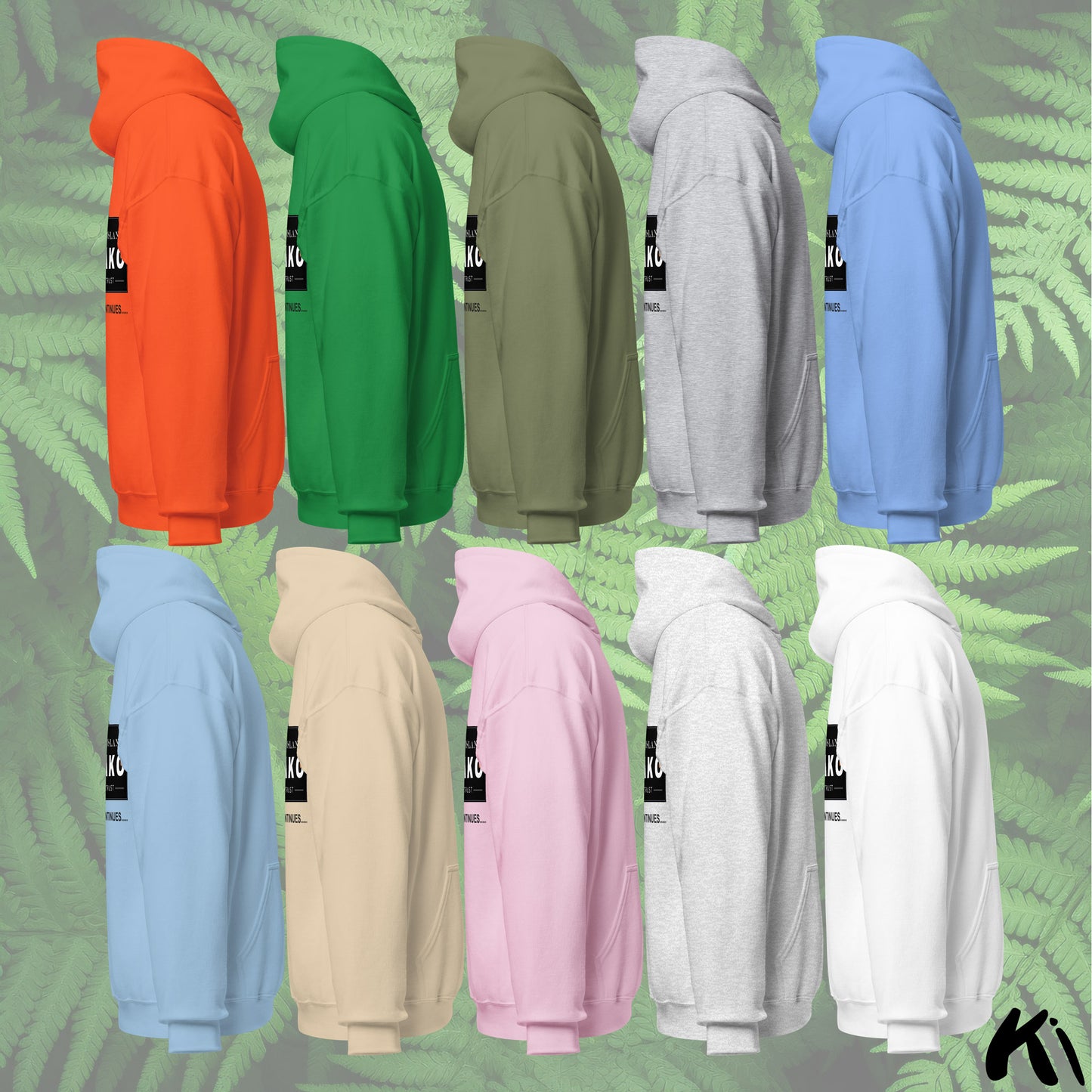 SOUTH ISLAND KŌKAKO Charitable Trust Unisex Hoodie FRONT & BACK Print
