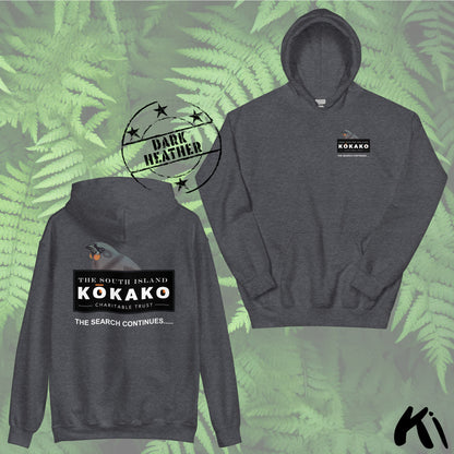 SOUTH ISLAND KŌKAKO Charitable Trust Unisex Hoodie FRONT & BACK Print