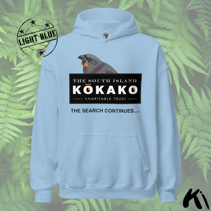 SOUTH ISLAND KŌKAKO Charitable Trust Unisex Hoodie - Light Colours