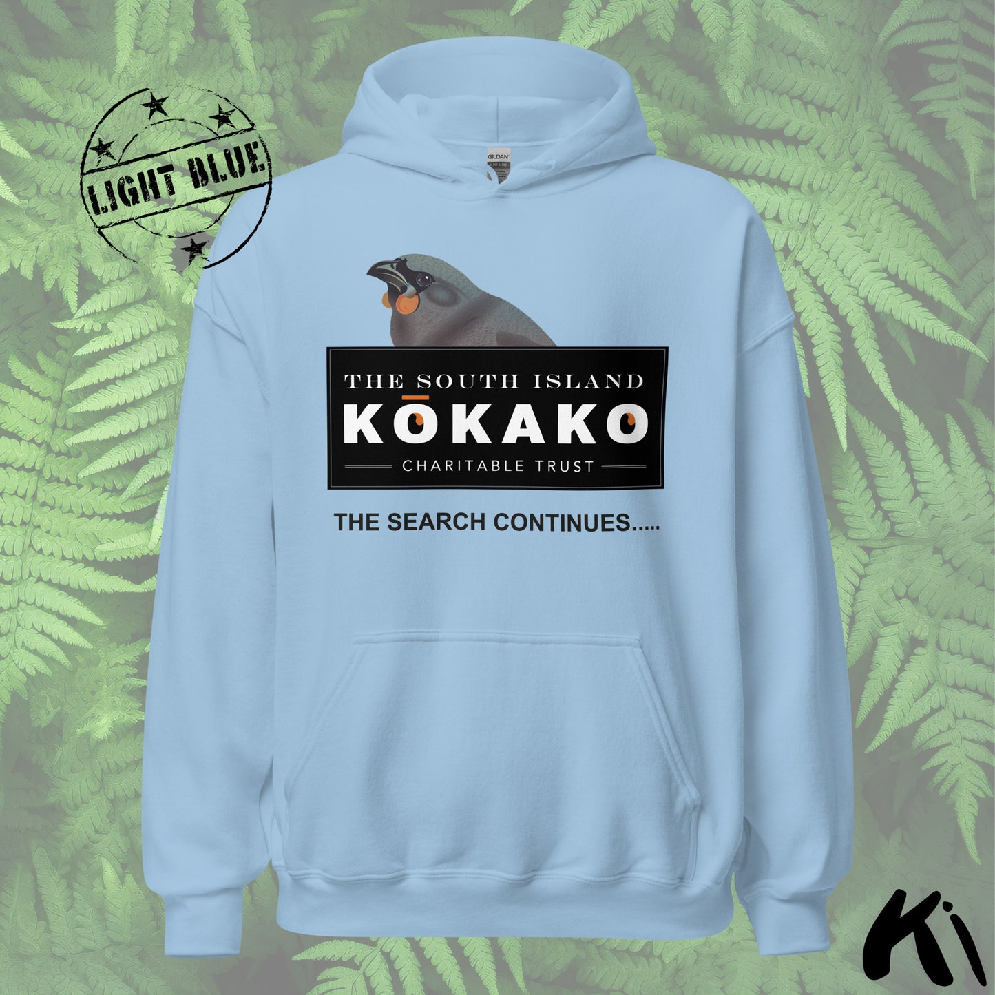 SOUTH ISLAND KŌKAKO Charitable Trust Unisex Hoodie - Light Colours
