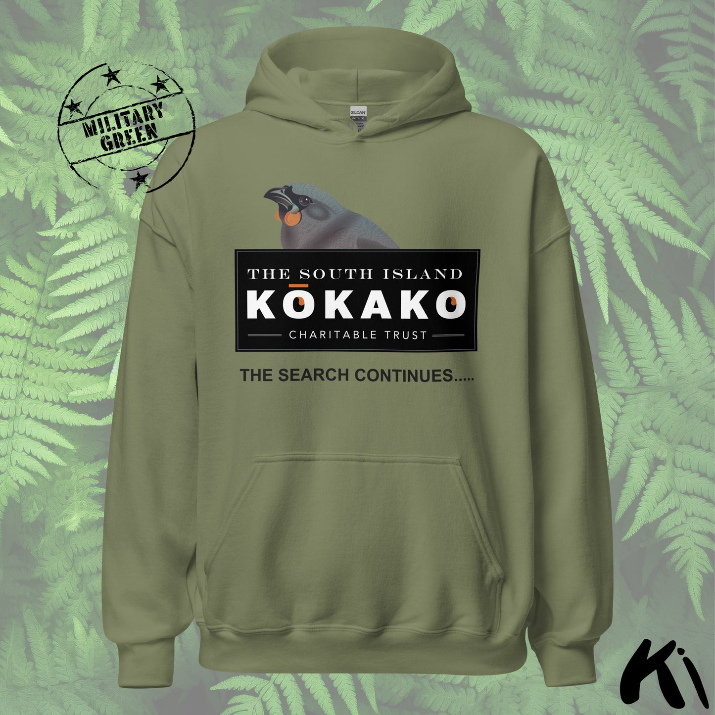 SOUTH ISLAND KŌKAKO Charitable Trust Unisex Hoodie - Light Colours