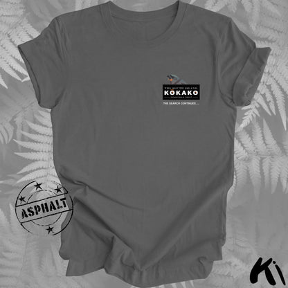SOUTH ISLAND KŌKAKO Charitable Trust Official Fundraising Shirt - Minimalist, Dark Colours