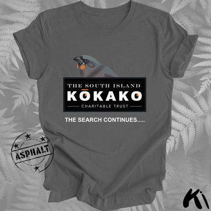 SOUTH ISLAND KŌKAKO Charitable Trust Official Fundraising Shirt - Dark Colours