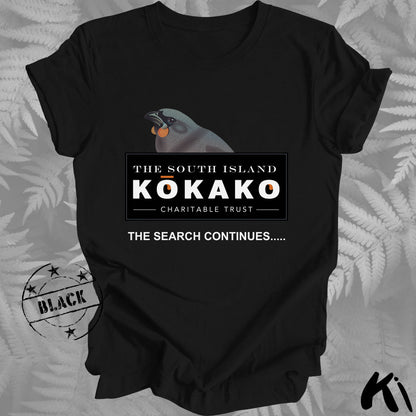 SOUTH ISLAND KŌKAKO Charitable Trust Official Fundraising Shirt - Dark Colours