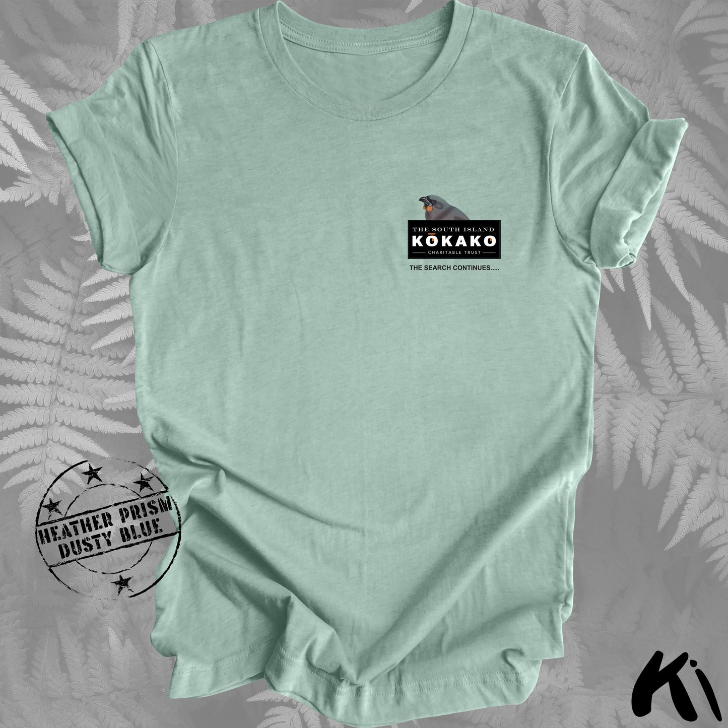 SOUTH ISLAND KŌKAKO Charitable Trust Official Fundraising Shirt - Minimalist, Light Colours