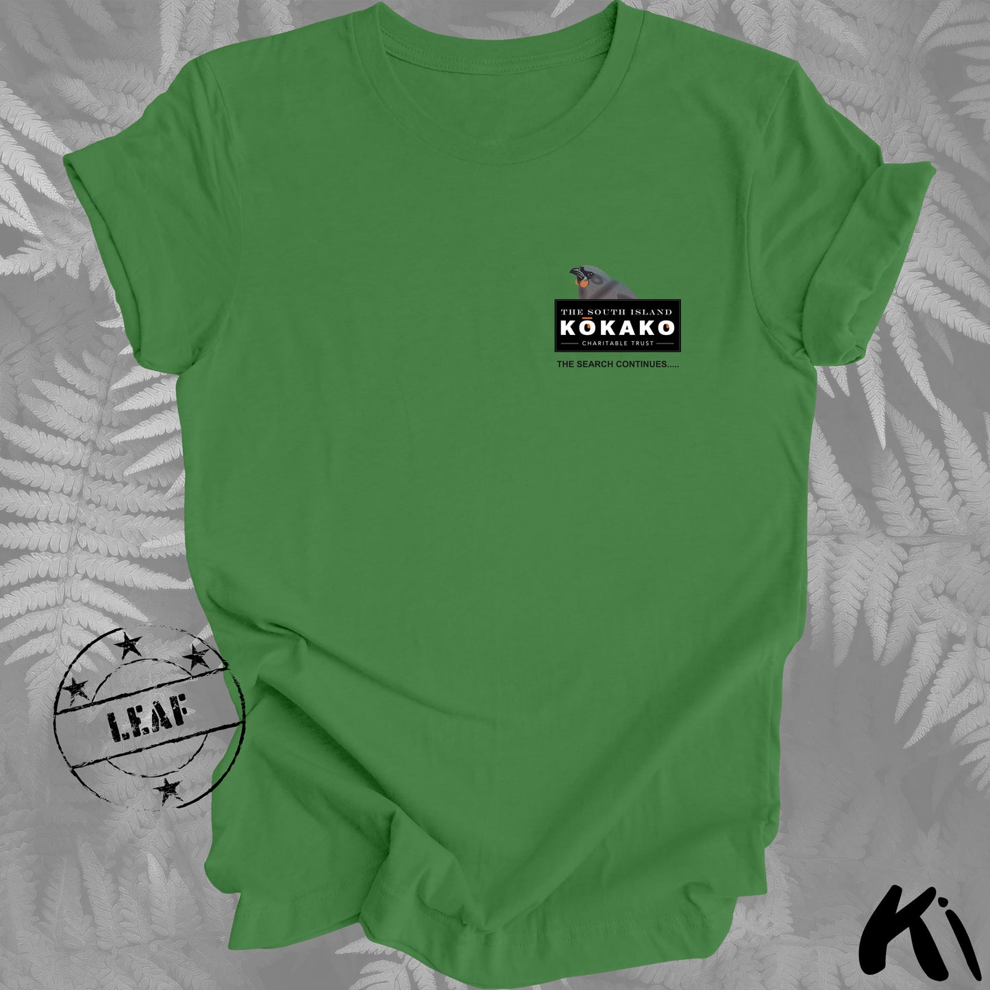 SOUTH ISLAND KŌKAKO Charitable Trust Official Fundraising Shirt - Minimalist, Light Colours