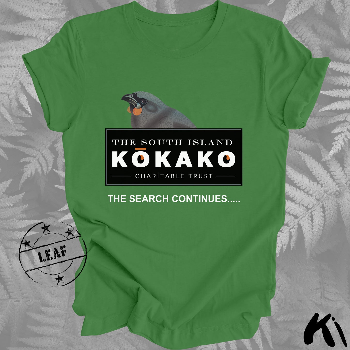 SOUTH ISLAND KŌKAKO Charitable Trust Official Fundraising Shirt - Dark Colours