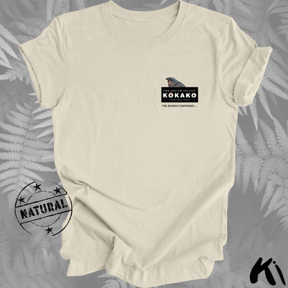 SOUTH ISLAND KŌKAKO Charitable Trust Official Fundraising Shirt - Minimalist, Light Colours