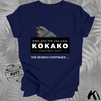 SOUTH ISLAND KŌKAKO Charitable Trust Official Fundraising Shirt - Dark Colours