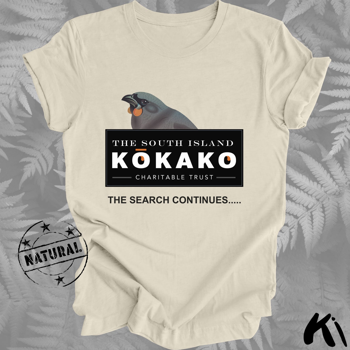 SOUTH ISLAND KŌKAKO Charitable Trust Official Fundraising Shirt - Light Colours
