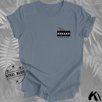 SOUTH ISLAND KŌKAKO Charitable Trust Official Fundraising Shirt - Minimalist, Dark Colours