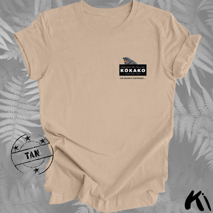 SOUTH ISLAND KŌKAKO Charitable Trust Official Fundraising Shirt - Minimalist, Light Colours