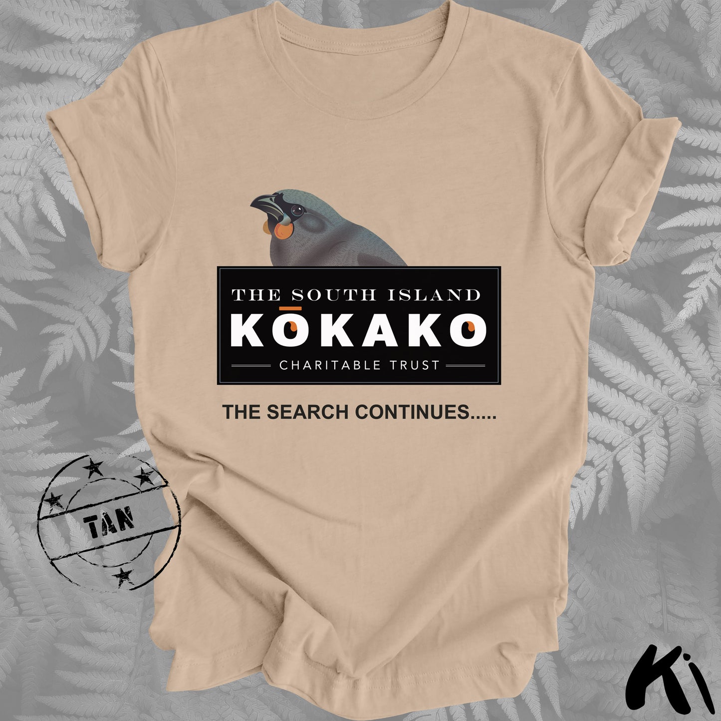 SOUTH ISLAND KŌKAKO Charitable Trust Official Fundraising Shirt - Light Colours