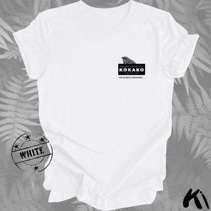 SOUTH ISLAND KŌKAKO Charitable Trust Official Fundraising Shirt - Minimalist, Light Colours