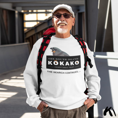 SOUTH ISLAND KŌKAKO Charitable Trust Sweatshirt - Official Fundraiser, Lighter Colours