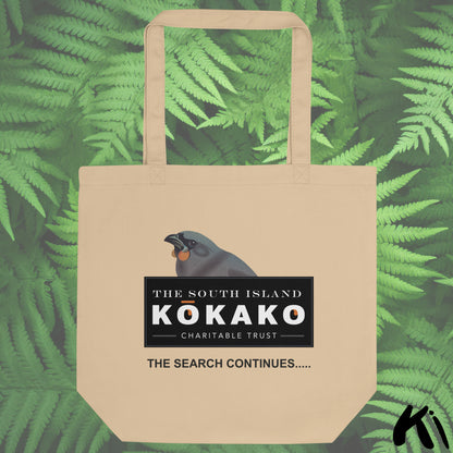 SOUTH ISLAND KŌKAKO Charitable Trust Organic Tote Bag - Double Print