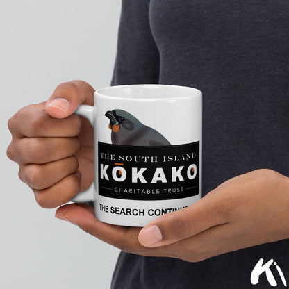 SOUTH ISLAND KŌKAKO Charitable Trust White Coffee Mug
