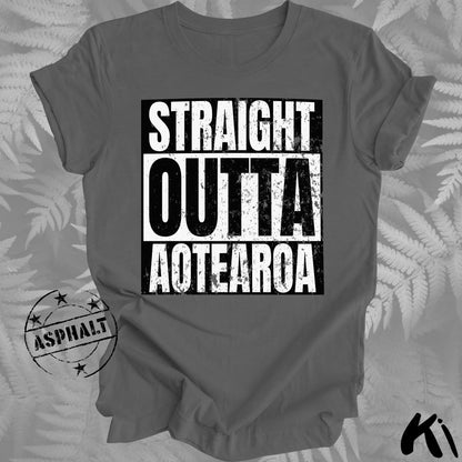 Straight Outta AOTEAROA Distressed Shirt