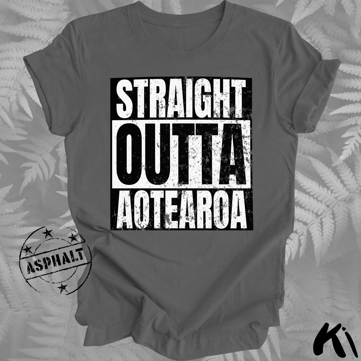 Straight Outta AOTEAROA Distressed Shirt