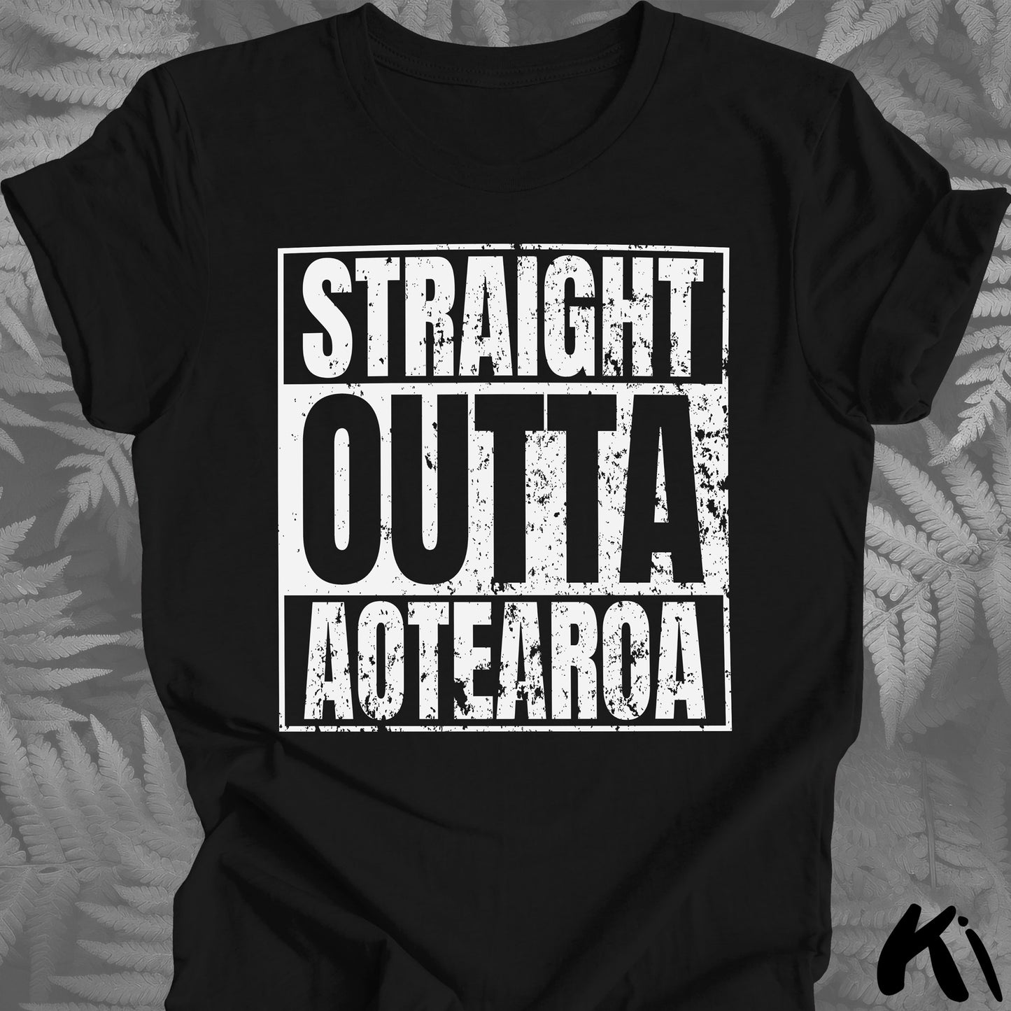 Straight Outta AOTEAROA Distressed Shirt